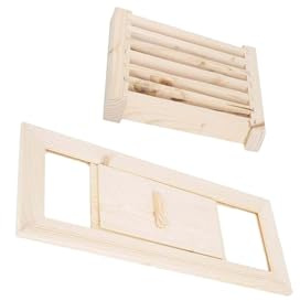 lmoikesz Panel de ventilación de Para madera para sauna con borde liso, duradero y excelente ventilación para sauna o baño vapor. Rejilla Para madera para spa.