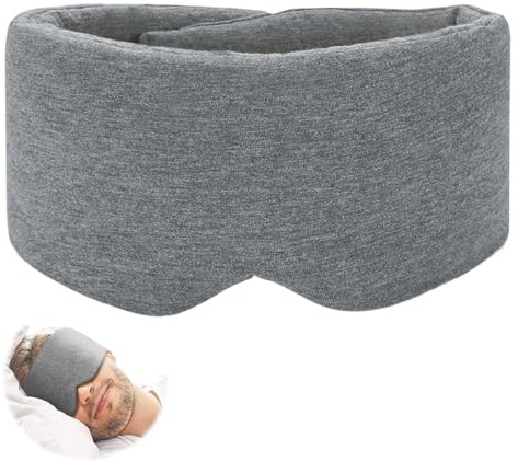 Handgefertigte Schlafmaske aus Baumwolle – neues Design, lichtblockierende Schlafmaske, weich und bequem, Augenform, Blinder, Augenform, Flugzeug, mit Tasche für Schlafen und Reisen, für Damen, Herren