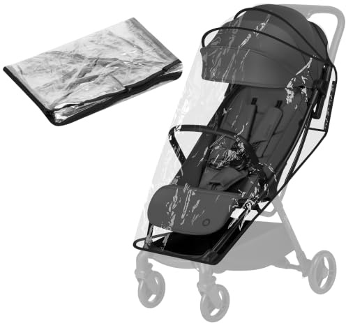 Lionelo Agia Regenschutz Kinderwagen Fuer Lionelo Agia Buggy | Schutz Vor Regen, Wind und Schnee, Transparente Regenabdeckung, Schnelles Anbringen, Wetterschutz Fuer Spaziergaenge