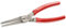 Facom 188 a.20g piatta becchi Pinze con impugnatura in PVC scolpita, Rosso, 200 mm