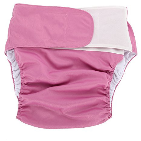 DEWIN Windeln für Erwachsene männer - Windeln für Erwachsene Erwachsene Stoffwindel wiederverwendbar waschbar verstellbare große Windel (Schwarz)