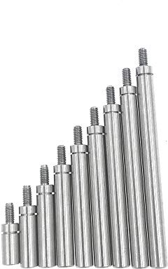 SUXING Rallonge De Comparateur Acier inoxydable diamètre 4.5mm filetage M2.5