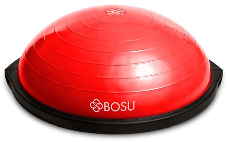 Bosu Pro Balance Board Strength Trainer Ball, Equipment for Home Gym, 26 Inch, Red