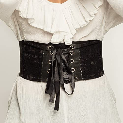 Boland - Korsett Pirat, 85 cm mit Stretch | Breiter Gürtel für Kostüm, Karneval, Halloween und Mottoparty, Seefahrer, L/XL