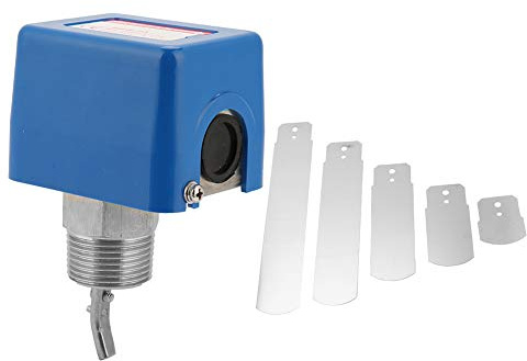 Compras Locas Interruptor, interruptor de paleta HFS-25, (acero inoxidable) SPDT para de agua Unidad de refrigeración por agua Aire acondicionado central de protección contra inc