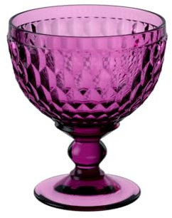 Villeroy & Boch - Boston Berry copa para cava y postres, 250 ml, recipiente de cristal para Champagne y postres, apto para lavavajillas, rosa