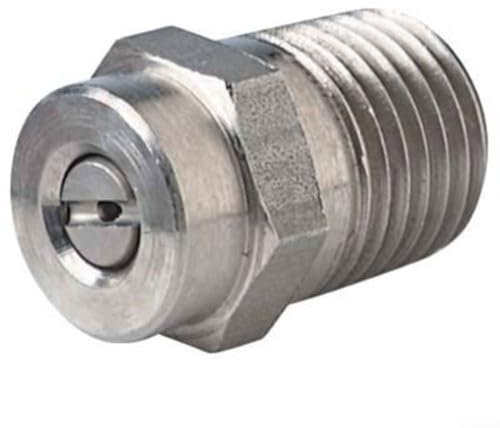 pour 1 buse de nettoyage, buse de lavage à haute pression, en acier inoxydable 304, pour nettoyer les espaces restreints et le nettoyage des tuyaux (40°)