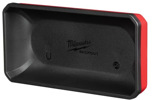 Milwaukee Packout Rectangular Magnetic Container Tool Organizer Box - 48-22-8071, Red