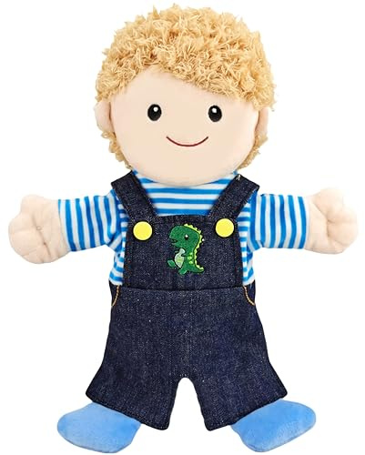 LOMTRATS Familien-Handpuppen für Kinder, inklusive Opa, Oma, Vater, Mutter, Tochter, Sohn, perfekt zum Geschichtenerzählen, Unterrichten, im Vorschulalter, als Geburtstagsgeschenk,1 Pcs