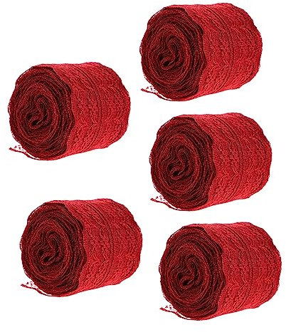 Operitacx 5rollen Geschenkbänder Schleifenbänder für Bastelarbeiten Geschenkdekoration Blumenstraußzubehör Diy-projekte mit Hochwertigem Material und Zarten Mustern