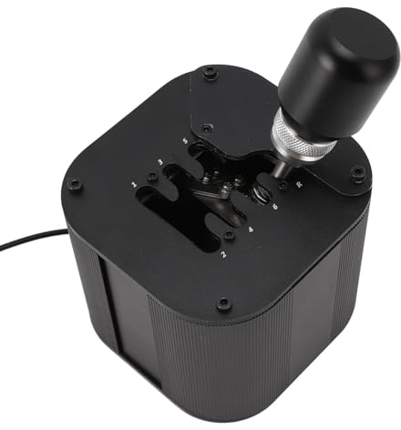 USB Simulator Schalthebel, Plug and Play PC Rennschalthebel für G29 G27 G25 G920, Bequemer Griff, Aluminiumlegierungsmaterial, für WRC-, EST- und LFS Spiele