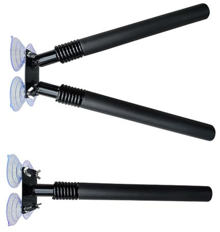 EXCLURA Wing Chun Holzpuppe Wing Chun Dummies Trainer Wandhalterung, Einfache Saugnäpfe Wing Chun Kampfsportpuppe, Tragbares Wing Chun-Trainingsgerät für Die Wand(Color:1 V-Handle+1 arm)