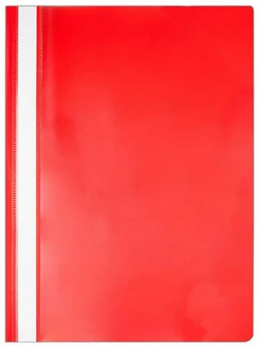 Papiertiger Schnellhefter PP für Schule und Büro (Standard, Rot, 100er Pack)