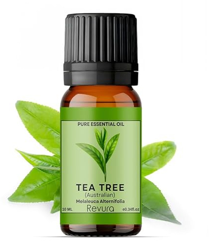 Revura Tea Tree Essential Oil 10ml – 100% Pure Tea Tree Essential Oil for Skin, Hair, Nails & Aromatherapy | Tea Tree Oil for Diffuser