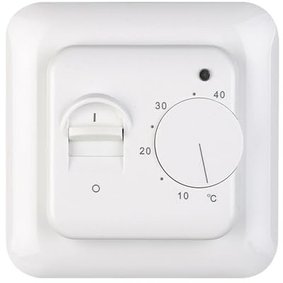 Thermostat for Home | Mechanical Knob Room Floor Heating Controller | Mechanical Knob Design Heater Thermostat for Commercial and Civil Buildings
