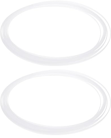 PATIKIL 6mm x 1.6mm x 10 Iarde Stecche per Cucire, 2 Rotoli Stecche per Corsetti Plastica Pp Corsetto Stecca per Bambole Fatte a Mano, Cappello, Borse, Abiti, Fai da Te, Trasparenti