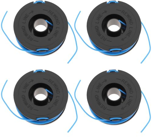 Briny River 4pcs Grass Trimmer Spool and Line Compatible with Spear & Jackson S4528ET