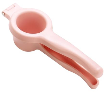 SHINEOFI Presse-agrumes Manuel Compact en Pp Rose, Outil Pratique D'extraction D'agrumes pour Jus de Fruits Frais à Domicile en Restaurant