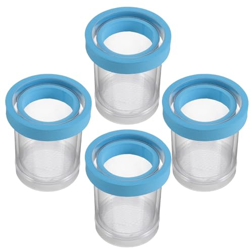 ifundom 4pcs Fish Separator Floating Egg Chamber Fish Breeding Cage Aquarium Incubator Blue
