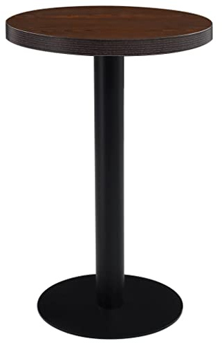 WSJHUHK bistrobord mörkbrun 50 cm MDF