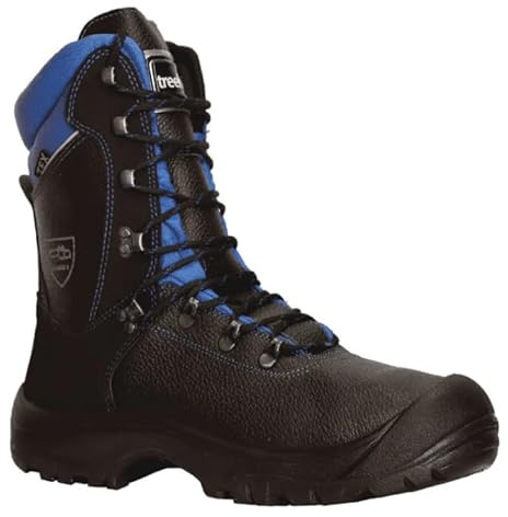 Treehog TH12 Extreme Waterproof Class 2 Chainsaw Boot, EN ISO 17249 Class 2 - Chainsaw Cut Protection, Steel Toe (9, UK Footwear Size System, Adult, Men, Numeric, Medium, 9)