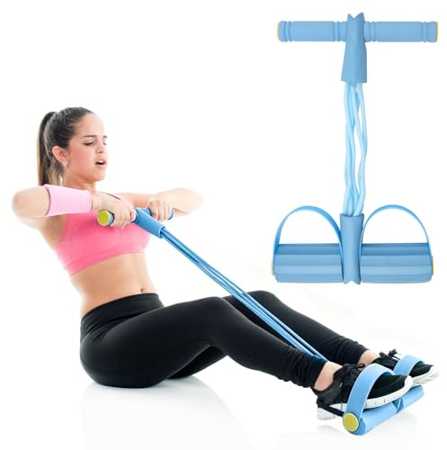 Corde de tension multifonction, bande de résistance à pédale à 6 tubes - Corde élastique de traction pour yoga, abdominaux, taille, bras, jambes, entraînement minceur