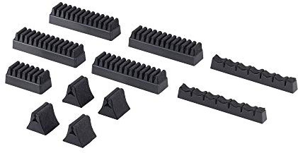 GedoTec Gama de Cubiertos titular Estuche cubertería autoadhesiva con Fieltro para 70 piezas Sentido está NEGRO Inserto Gavetas & Cajones Calidad marcas su Sala estar - 70-teiliges Besteck