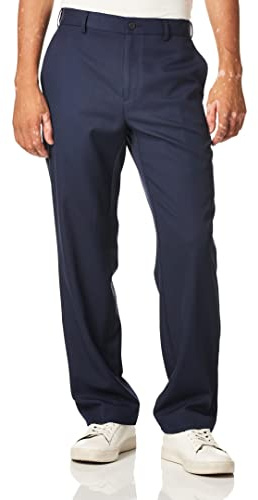 PGA TOUR Herren Golfhose Flat Front Golf Pant with Expandable Waistband