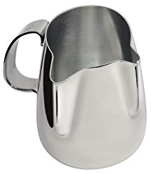ILSA Revolution Duet Pot à lait pour lait Art, 2 becs à 90°, petit et droite, grande taille, tasses 6, capacité 60 cl