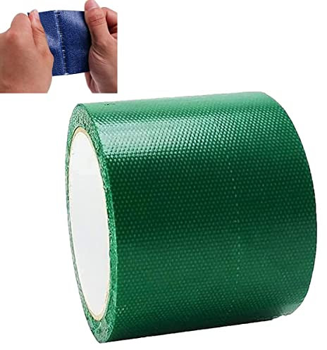 Hochklebendes Planenband, Planenreparaturband, Universelles wasserdichtes Markisentuch-Reparaturband, Starkes Klebeband für Vordächer, Zelte 8cmx5m (Green)