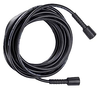 DOITOOL 10m High Pressure Car Wash Pipe Rubber Hose for Power Washer Washing Machine Car Cleaning Hose Attachment Female Connection