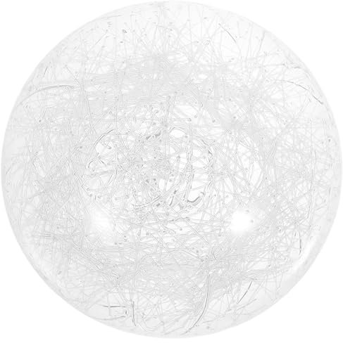Abat-Jour Globe en Verre de Remplacement Abat-Jour Rond en Boule de Verre Couvercle de Lumière en Boule de Abat-Jour en Sphère Luminaires pour Lustre Suspension 100 Mm