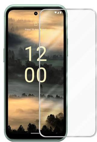 Cadorabo Panzer Schutz Glas für Nokia XR21 - Schutzfolie in Ultra-Klar Hüllen freundlich - Gehärtetes (Tempered) Glas Dipslayschutz Folie in 9H Härte Anti Kratzer