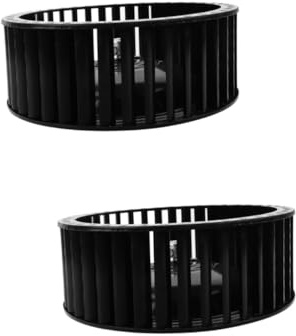 Gadpiparty 2pcs Kitchen Wind Wheel for Indoor Range Hood Motor Exhaust Fan Accessory Suitable for Bathroom Exhaust Fan Replacement for Mounted Use