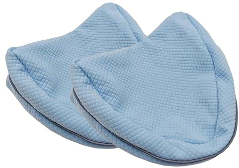 LeoTube Ersatz-Kissenbezug für Contour Legacy Bein- und Knie, Schaumstoff-Stützkissen (Blau, 2er-Pack) | Beinkissenbezug für Contour Legacy Kniekissen, Kniekissen für Contour Legacy Kissen für Seitenschläfer, nur Bezug