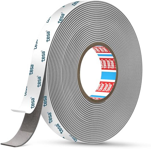 Emitever 68211 Double Sided Tape 8.2m x 15mm x 1.1mm, Mounting Tape Heavy Duty, Waterproof, Suitable for Low Temperature Operation, For Picture Hanging Decoration Fixing Frame Light Strips
