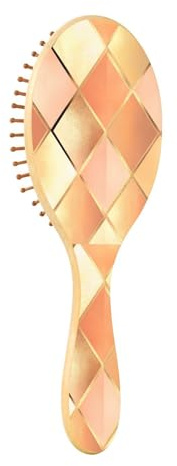 Wood Hair Brushes Gold Rose Gold Paddle Hairbrush For Women Wood Hair Brushes For Women Hair Massage Brush