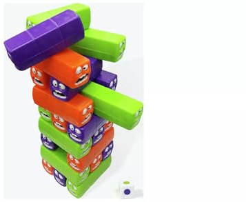 Chad Valley Wobbly Worms Game * A fun new spin on the tower balancing game! *