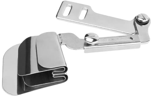 iplusmile Accesorio Pequeño para Máquina de Coser Carpeta de Metal para Dobladillo para Costura Industrial Herramienta Duradera y Resistente al Desgaste
