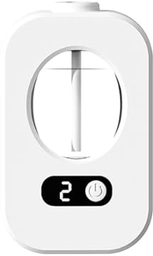 Difusor digital de aromaterapias recargable, 4 frecuencias de pulverización personalizables, montaje en pared, dispositivo de fragancias de habitación, pantalla digital, difusor de aromas para