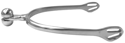 Equine Smile ES1054 ErgoSpur Soft Touch Ballsporen Reitsporen, Damen 30 mm | Edelstahl Spur Sporen zum Reiten, Ergonomische Stiefelsporen mit Doppel-Ballrad, Radsporen für Damen & Herren in Dressur