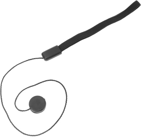 VERDANVERSE 20pcs Black Lens Caps Keeper and Elastic String Anti-lost Holder for Dslr Cameras Camera Accessories Lens Caps Leash