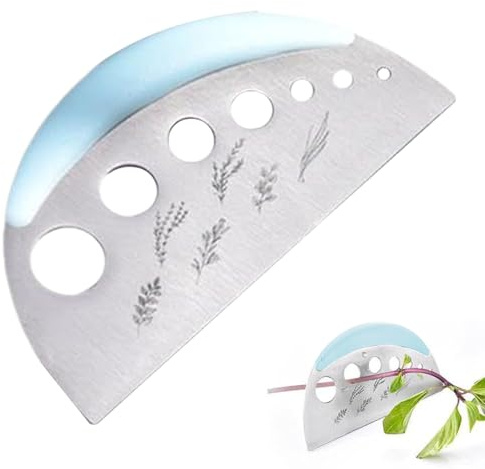 Desespinador De Rosas,7 Agujeros Quitaespinas para Rosas,2 en 1 de Acero Inoxidable para Cortar y Trocear - Para Col Rizada Tomillo Fruta Verdura Horticultura