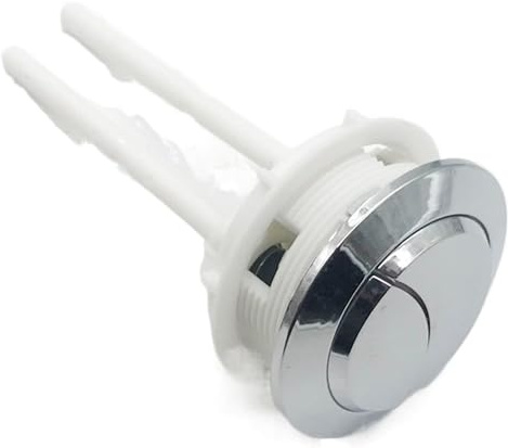 Pulsador Cisterna 1 unidad de válvula redonda for inodoro, botón presión, doble, tanque agua asiento descarga Universal, accesorio baño 38/48/58mm(B)