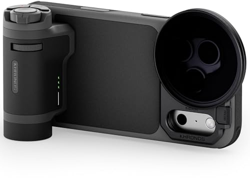 TILTA Khronos iPhone 17 Pro Case Lite Creator Kit, Telefonhalterung kompatibel mit iPhone 17 Pro mit Lite-Bediengriff, ND-Filter und magnetischer Rückplatte – Schwarz TKL-IP17-PB-B