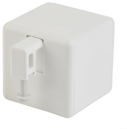 HpLive Intelligenter Taster Drücker, Smart Button Pusher, Fernbedienung Automatisierung Für Schalter Und Tasten, 8Mm Hubweg, 01-10s Haltezeit Einstellbar, Für Alexa(white)