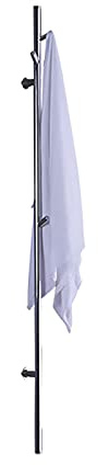SHUGUANG Calentador de Toallas Pared, Toallero Eléctrico Baño con 3 Gancho, 304 Acero Inoxidable Radiador Calientatoallas de Toallero, 30W Toallero Calentado para Baño, 1525×65mm,Cromo,Plug In
