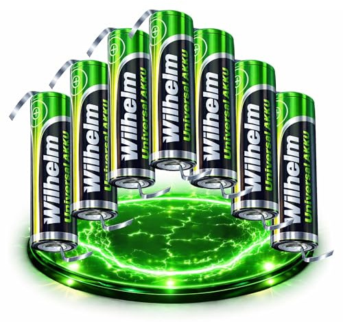 Wilhelm AA Akku mit Lötfahne Z-Form Mignon Universal NiMH 1,2 V – 7 Stück