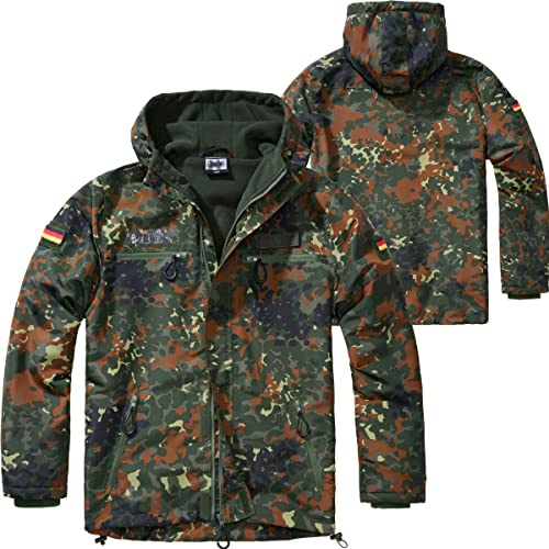 BWuM Tactical Windbreaker Zipper Fleece + Patch & Flaggen