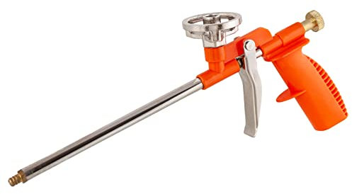 dubaust Pistola a schiuma compatta, in schiuma PU, in acciaio con rivestimento in nichel